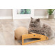 Trixie rampa din carton pentru zgariat pisici cu minge din iuta 43 x 17 x 20 cm